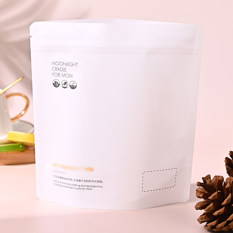 女士内裤袜子包装袋丝袜连裤袜白色自封袋棉口罩儿童高筒袜