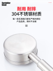 304 stainless steel handheld booster shower head bathroom shower shower faucet nozzle rain shower head