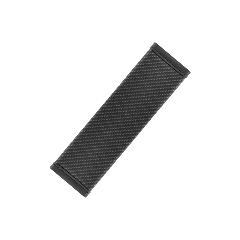 Qìchē – Car Seatbelt Seat belt shoulder pad - carbon-fiber-black-single