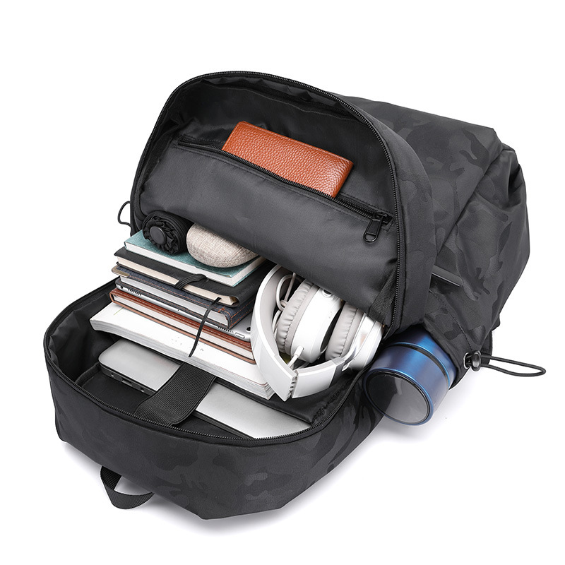 Abren 2023 New Men's Backpack Backpack Oxford Cloth Bookbag Business Travel Computer Backpack Wholesale