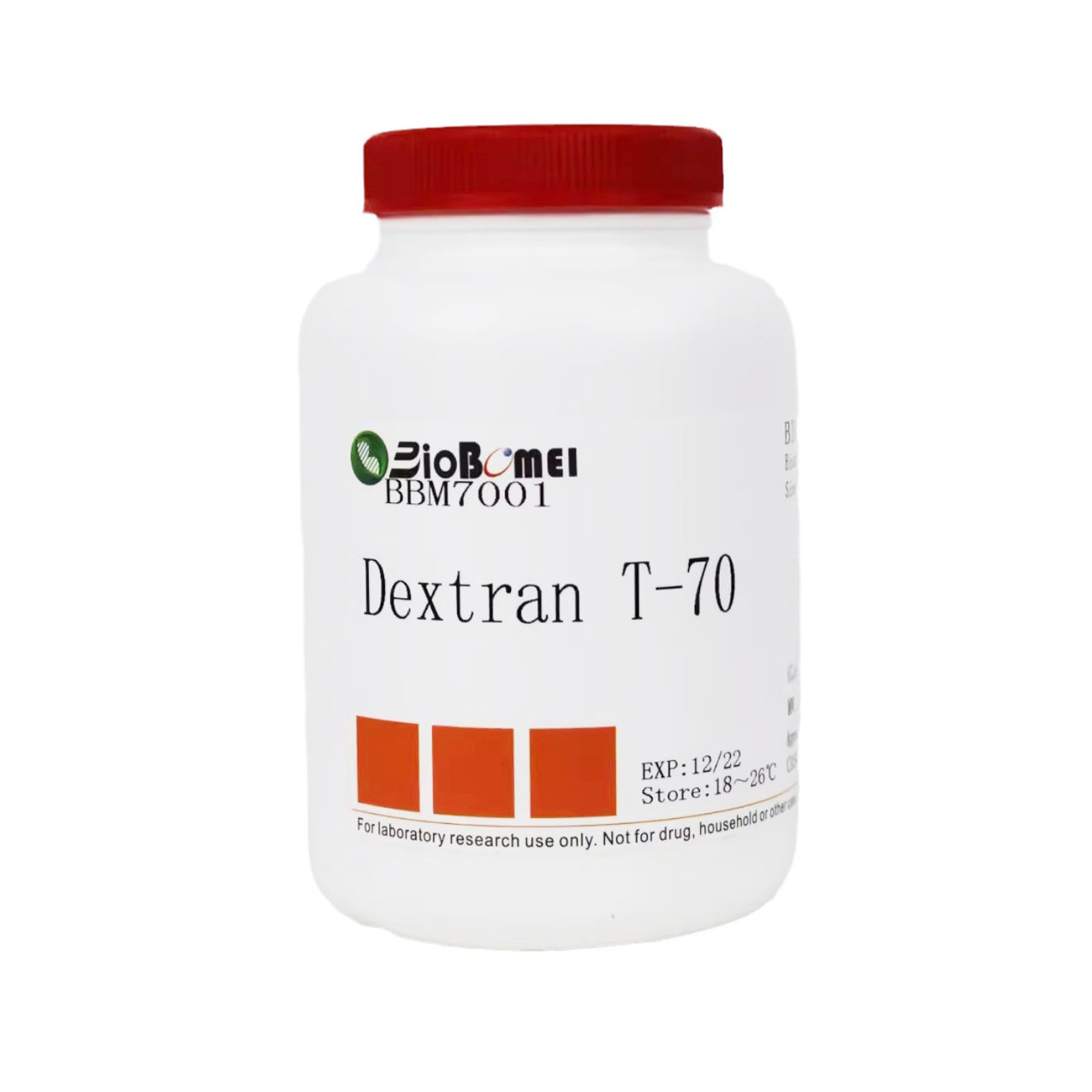 葡聚糖T-70/ Dextran T-70  分子量约7万 实验试剂CAS:9004-54-0