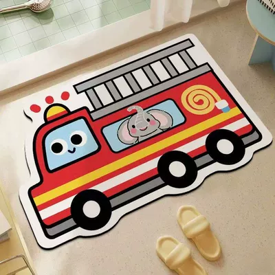 Avtomobil döşəmə paspasları: Door Mat Shower Room Bath - dolefire-truck-cost-effective-4570cm-pack-of-two