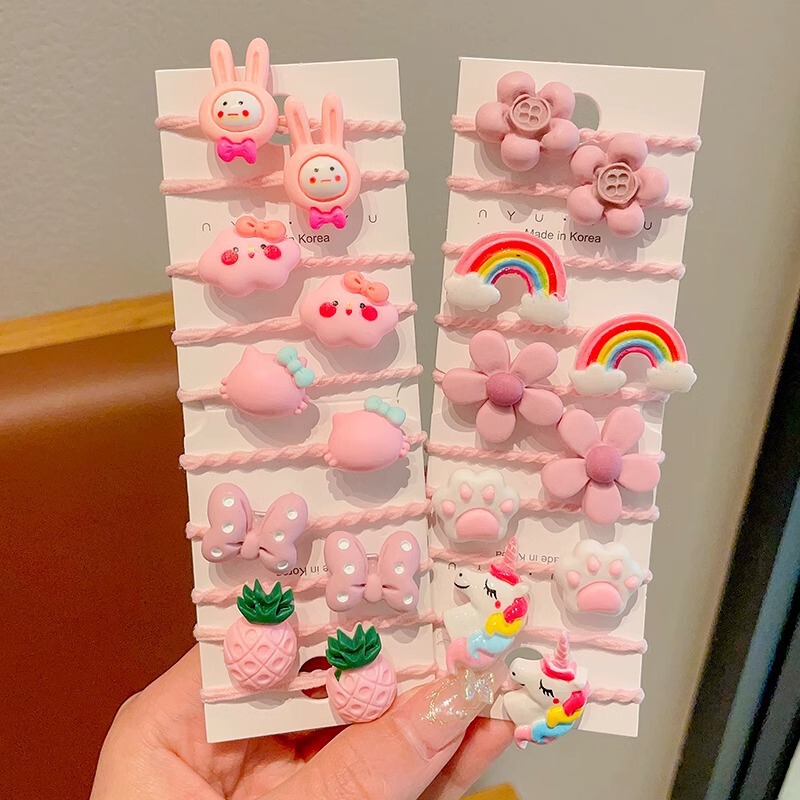 宝宝拇指发圈女童皮筋弹性好不伤发可爱啾啾头绳扎头发橡皮筋|undefined