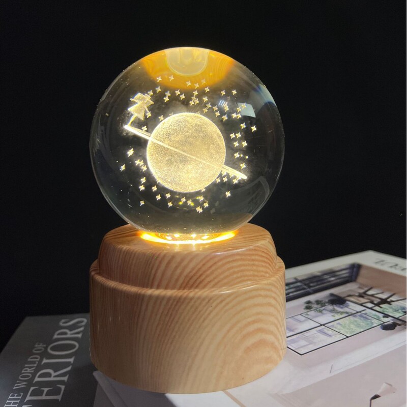 クロスボーダー熱モデル回転灯座水晶玉銀河布布カピバラの新型発光小夜灯卸売り|undefined