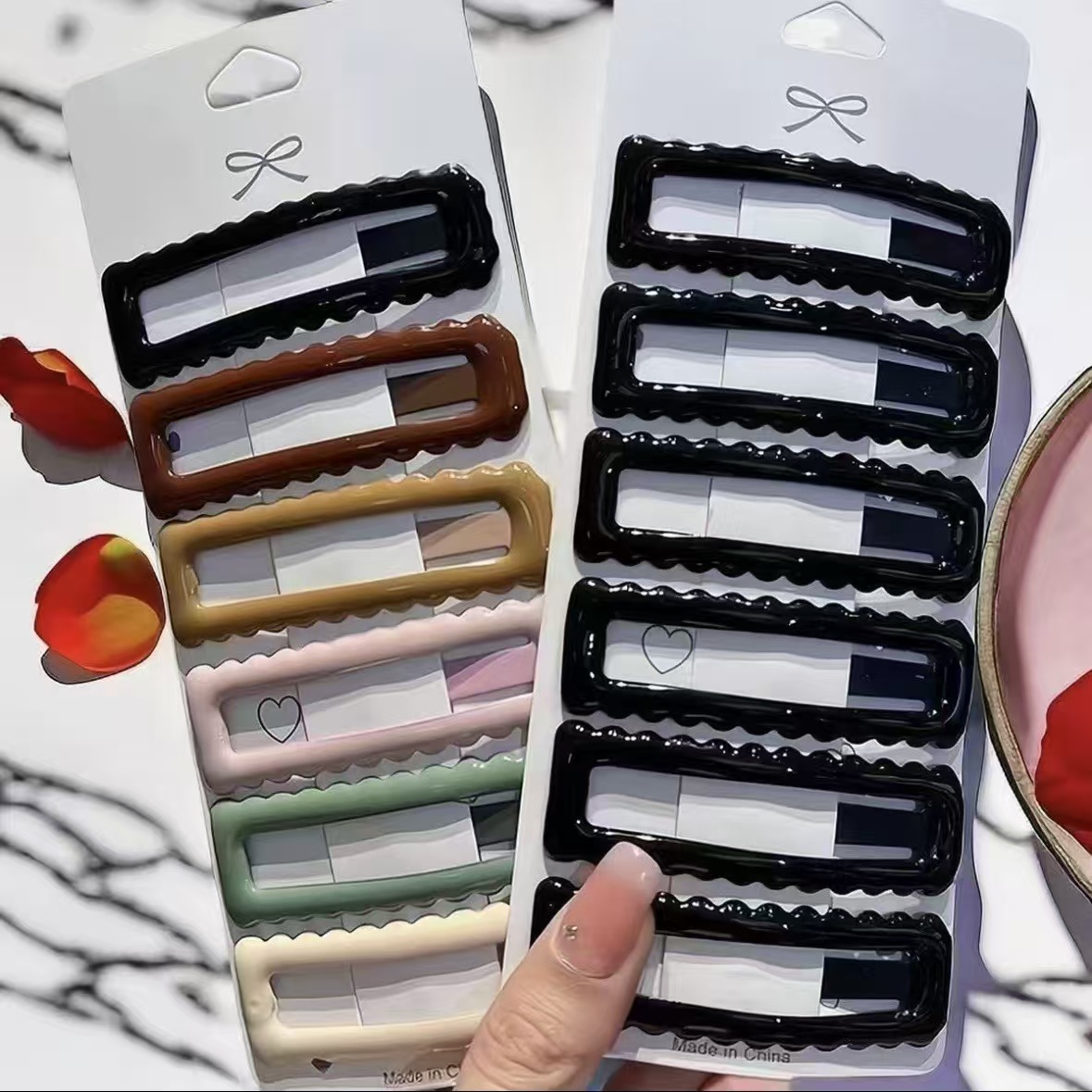 Bb clip set [color] with cardboard