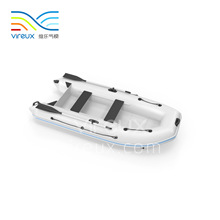 厂家定制充气pvc白色充气船户外冒险漂流旅游活动皮划艇钓鱼休闲