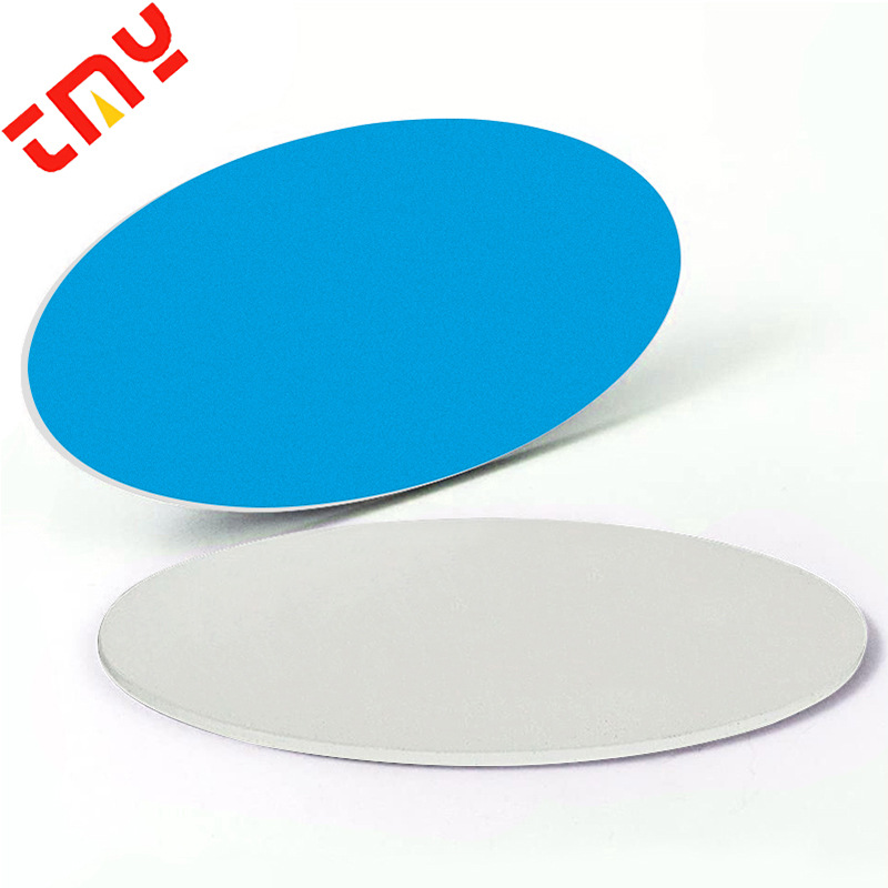 파란색과 흰색 배경 (타원형 76*38mm)