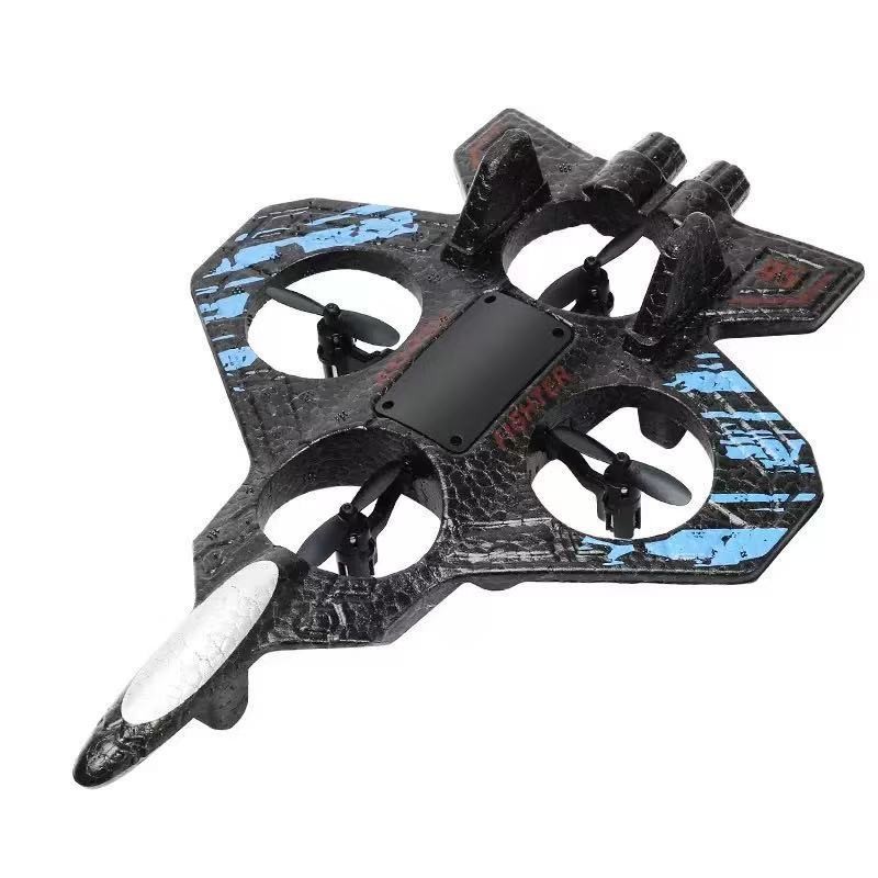 Avión de espuma de control remoto transfronterizo cuadricóptero caza acrobacias drones juguetes para niños estudiantes primarios