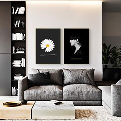 クォンジロン装飾絵画トレンド GD ポスターリトルデイジーリビングルーム吊り絵画スター周辺 BIGBANG 壁壁画