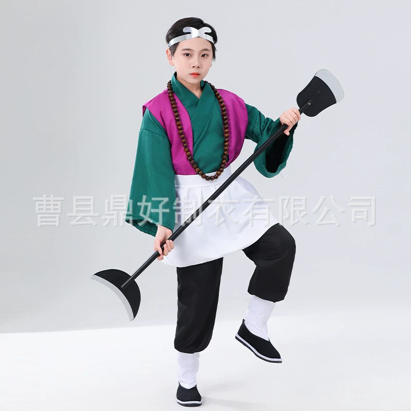 В наличии детский костюм Сунь Укун, костюм «Путешествие на Запад», буддийские бусины, лопата в форме полумесяца, обувь, носки, завод полного комплекта оборудования Сунь Укун.