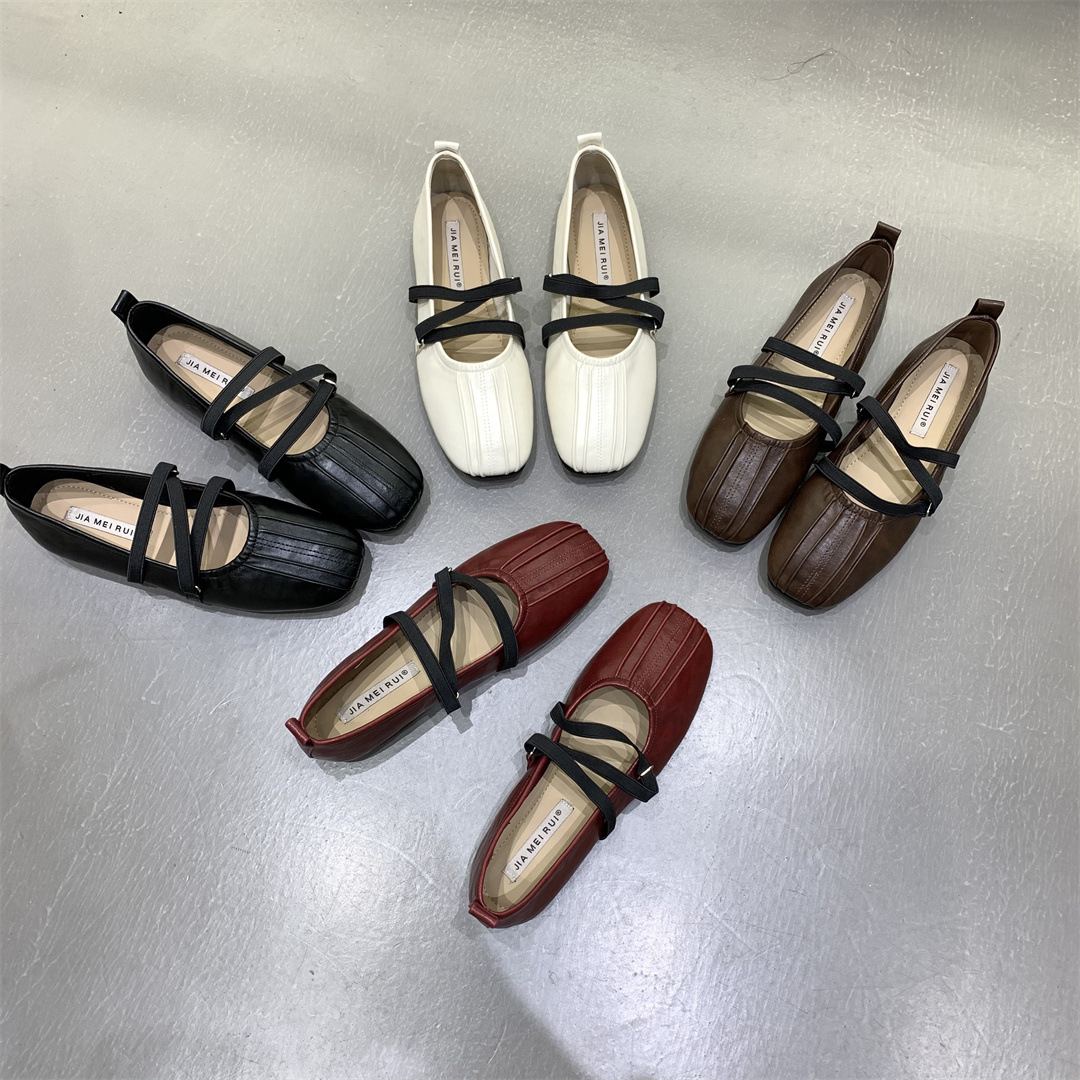Comfortable design Mary Jane shoes, ballet shoes square toe low-cut, soft sole, trend of season