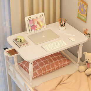 Small Bed Table Liftable Household Bedroom Bay Window Table Board Dormitory Student Computer Desk Foldable Learning Desk