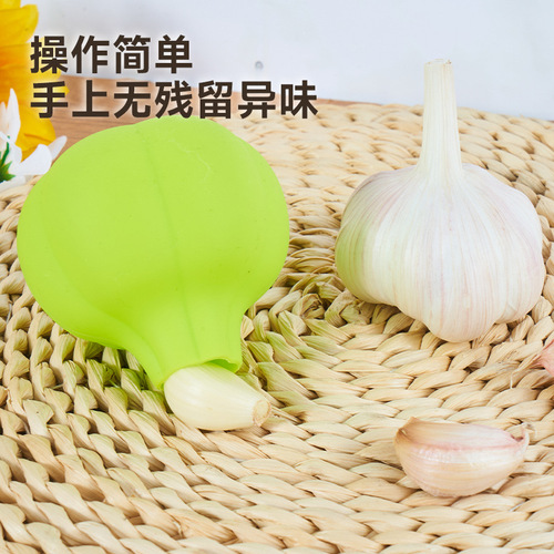 Factory Manual Silicone Garlic Peeler Handheld Garlic Deskinning Tool Kitchen Peel Garlic Press