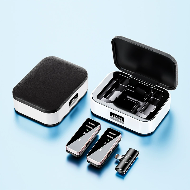 Частная Модель Новый беспроводной микрофон воротник клип 2,4G умное шумоподавление мобильный телефон живая запись Радио беспроводной микрофон