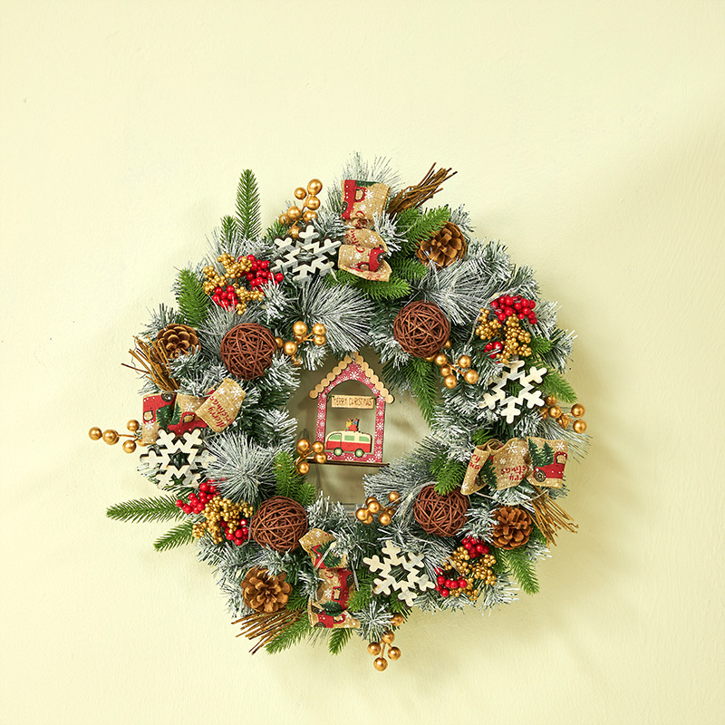 Navidad nuevo 30cm 60cm escritorio Navidad decoración traje guirnalda ratán Navidad árbol combinación vacaciones preferido