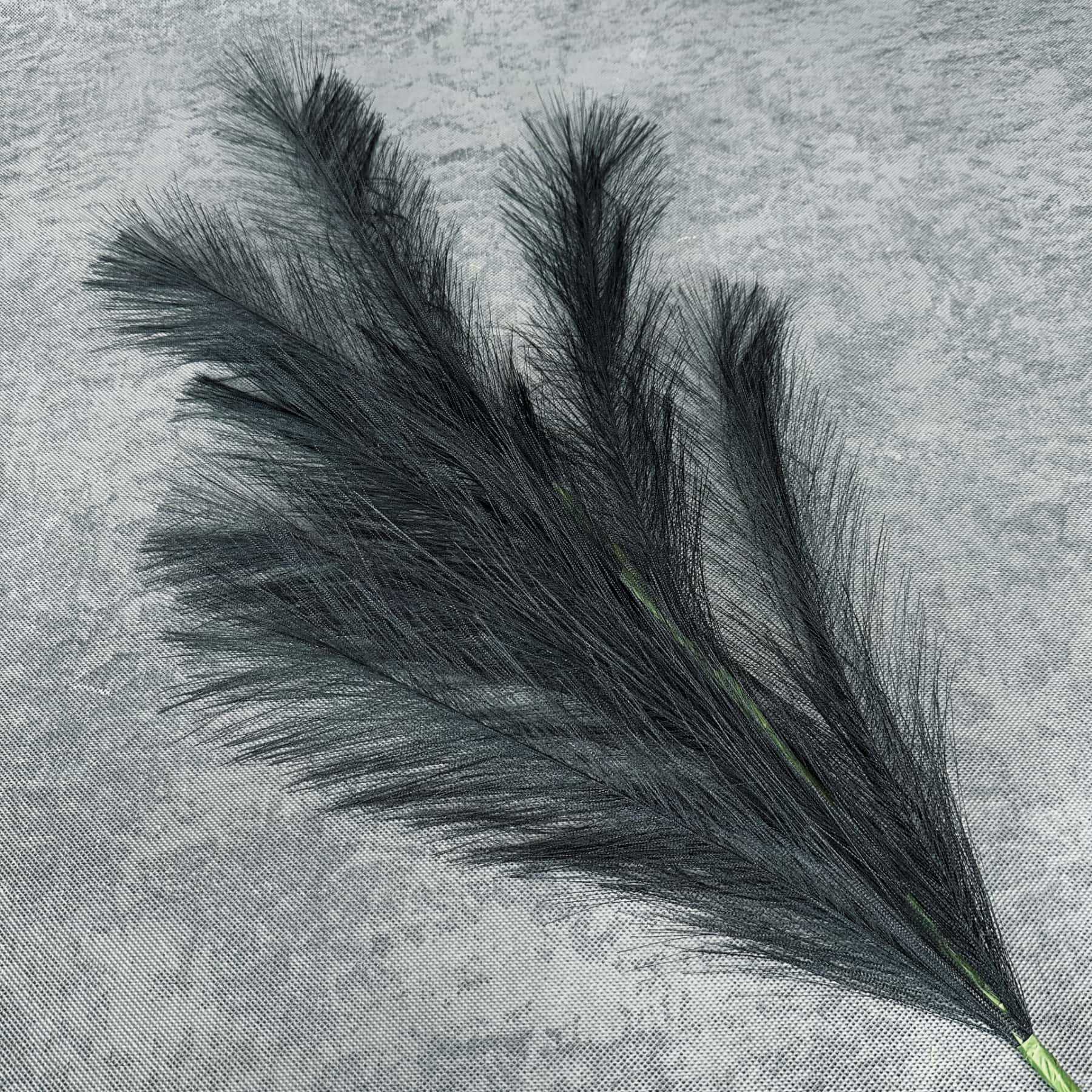 Simulación de 7 horquillas Pluma Flor eterna Decoración de la escena de la boda Decoración del hogar Hierba de junco de colores Decoración de flores falsas al por mayor