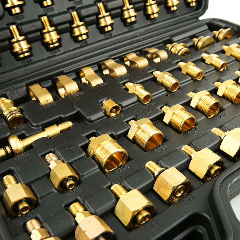 Venta al por mayor asiático europeo y americano dos en una versión en caja enchufe coche aire acondicionado herramienta de detección de fugas conjunta