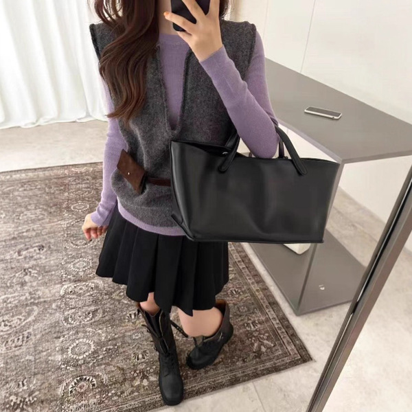Demi-season fleece knitted fashionable vest