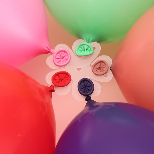 Wedding decoration balloon accessories chain electric pump knotter sealing clip plum blossom sealing clip props supplies