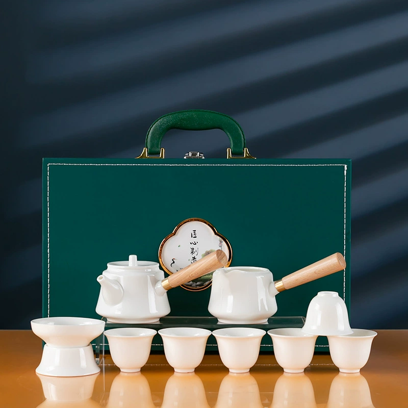 Tea set for office, gift box, simple and elegant design, Birthday gift