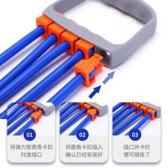 Chest Expander Indoor Resistance Bands Pectoral Muscle Fitness Arm Strength Training Resistance Cord Fitness Equipment Adjustable Resistance Arm exerciser