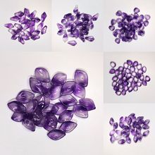 紫水晶系列琉璃 渐变 diy古风饰品配件捷克琉璃花瓣 发簪发饰材料