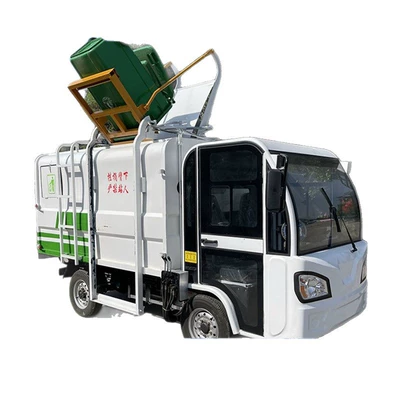 and Unloading Motorcycle Garbage Truck, Elektrik zibil maşınları