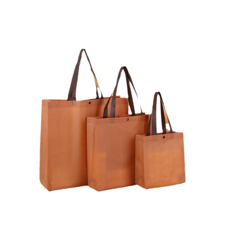 不織布バッグ、既製品、留め具付きハンドバッグ、カラーブロックショッピングバッグ、卸売、印刷入り衣料品包装袋、エコバッグ|undefined