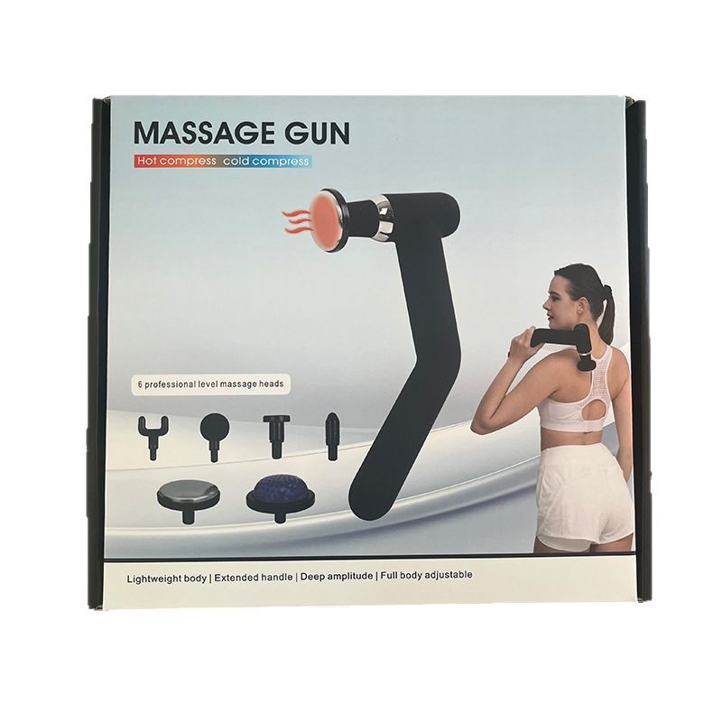 Mini pistola de fascia compresa en frío compresa en caliente acondicionamiento físico pistola de impacto eléctrico relajante muscular masajeador pequeño masaje de vibración