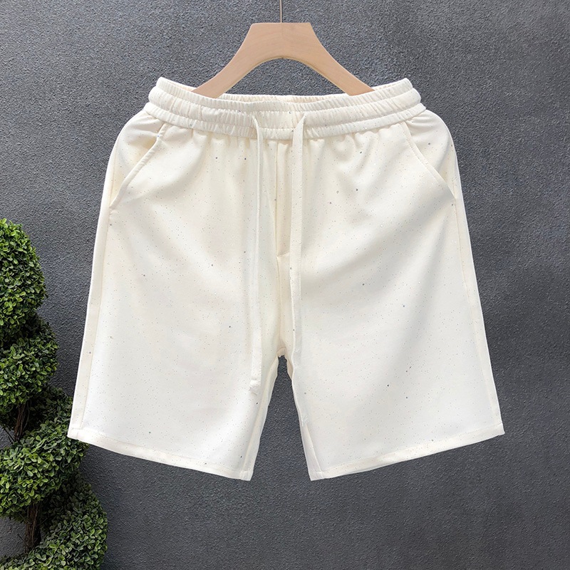Men's All-Star Print Casual Shorts - Korean Style Loose Fit Five-Point Shorts For Summer Fashion_viptrois.com