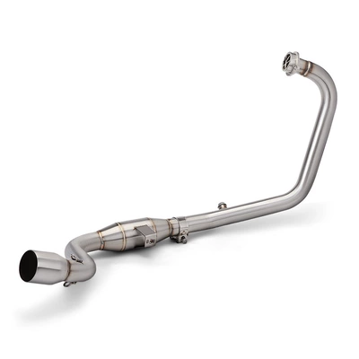 Motorcycle Geek Gixxer155 Exhaust Pipe Modified Stainless Steel Front Section Special Vehicle Special Non-Destructive Straight up (Exhaust pipe) - geek-sa-155-stainless-steel-front-section