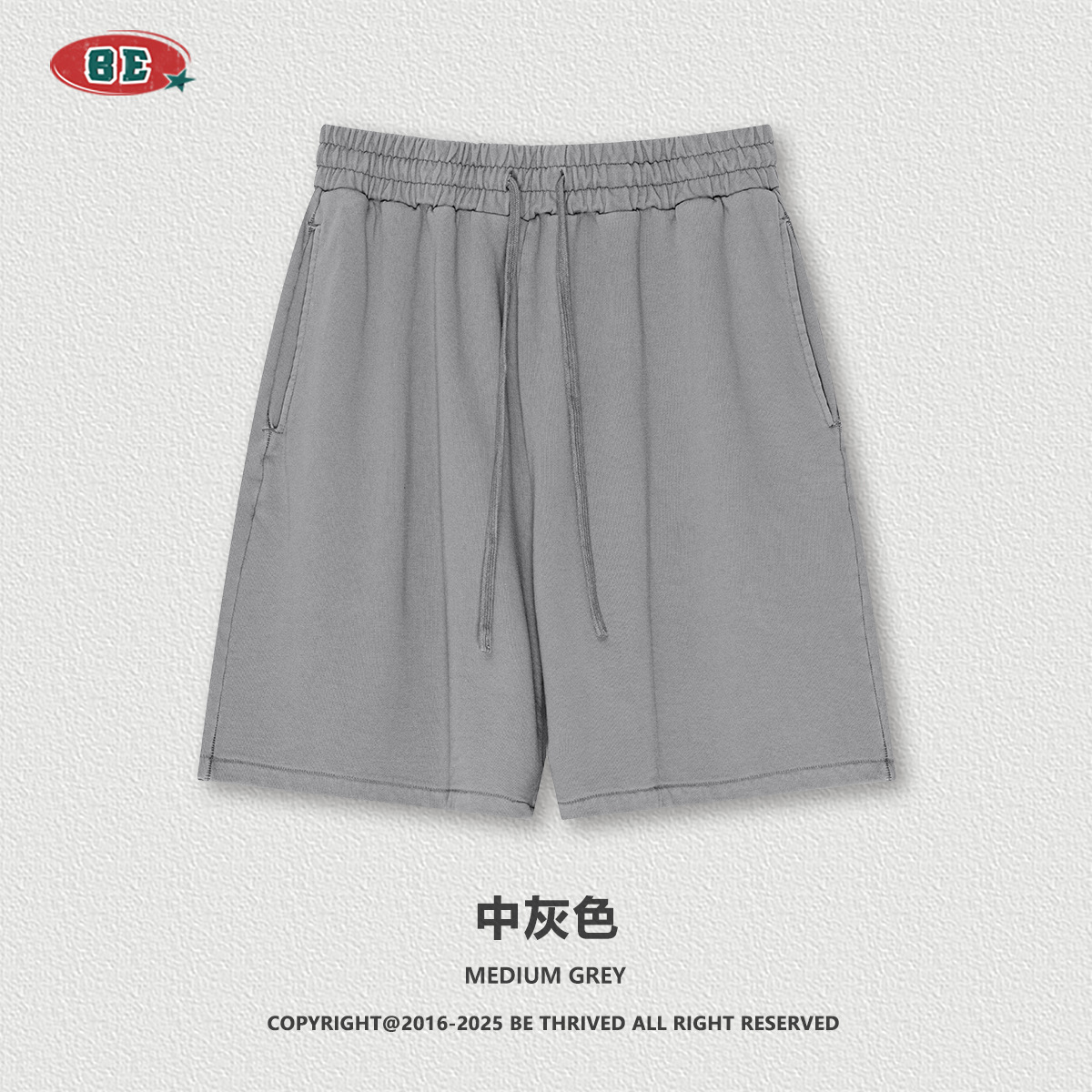 Pantalones cortos casuales de estilo americano lavados de algodón de cinco puntos, transpirables para uso diario image 10