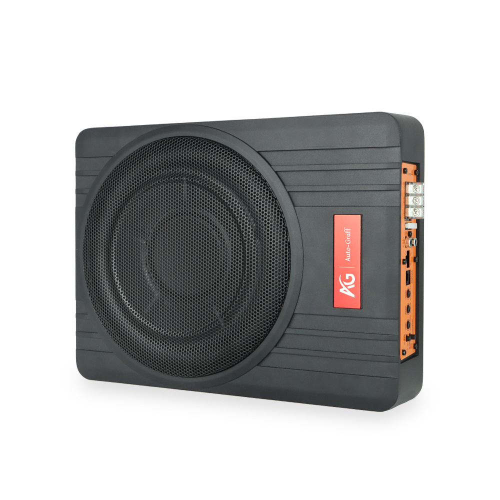 Heavy Bass Car Modified Audio System 10inch Aluminum Alloy Ultra-Thin Subwoofer 12V Car Mini Subwoofer Speaker Box