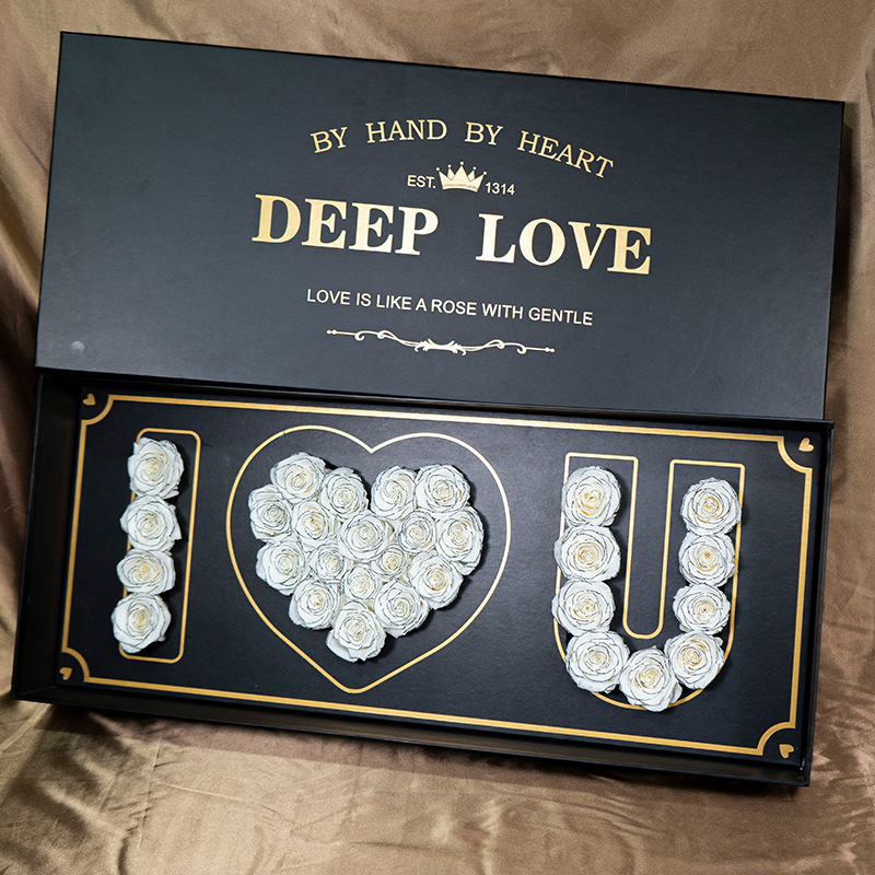Caja de regalo de rosa amor eterno 520 Día de San Valentín para la novia regalos creativos de fábrica al por mayor adornos flores