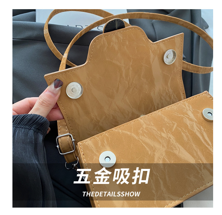 2024 New style women's trendy, fashionable and high-quality single-shoulder handbag, autumn commuting crossbody small square bag undefined