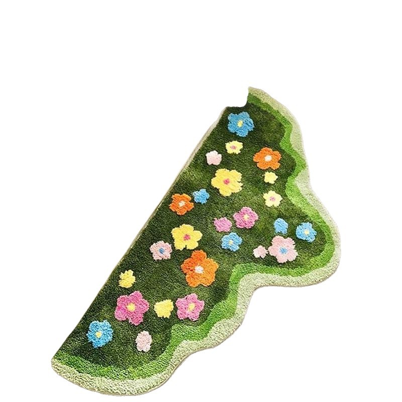Children's green carpet for living room 5