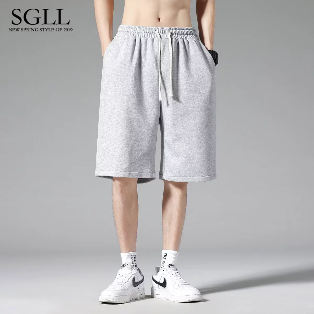 Summer silk thin shorts for leisure, trousers, plus size