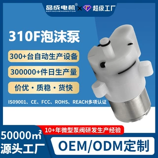 定制310F微型泡沫泵自带发泡器智能卫浴家居皂液器发泡直流水泵