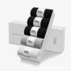 Mixed color 5 pairs of boxed polyester cotton socks [white box]