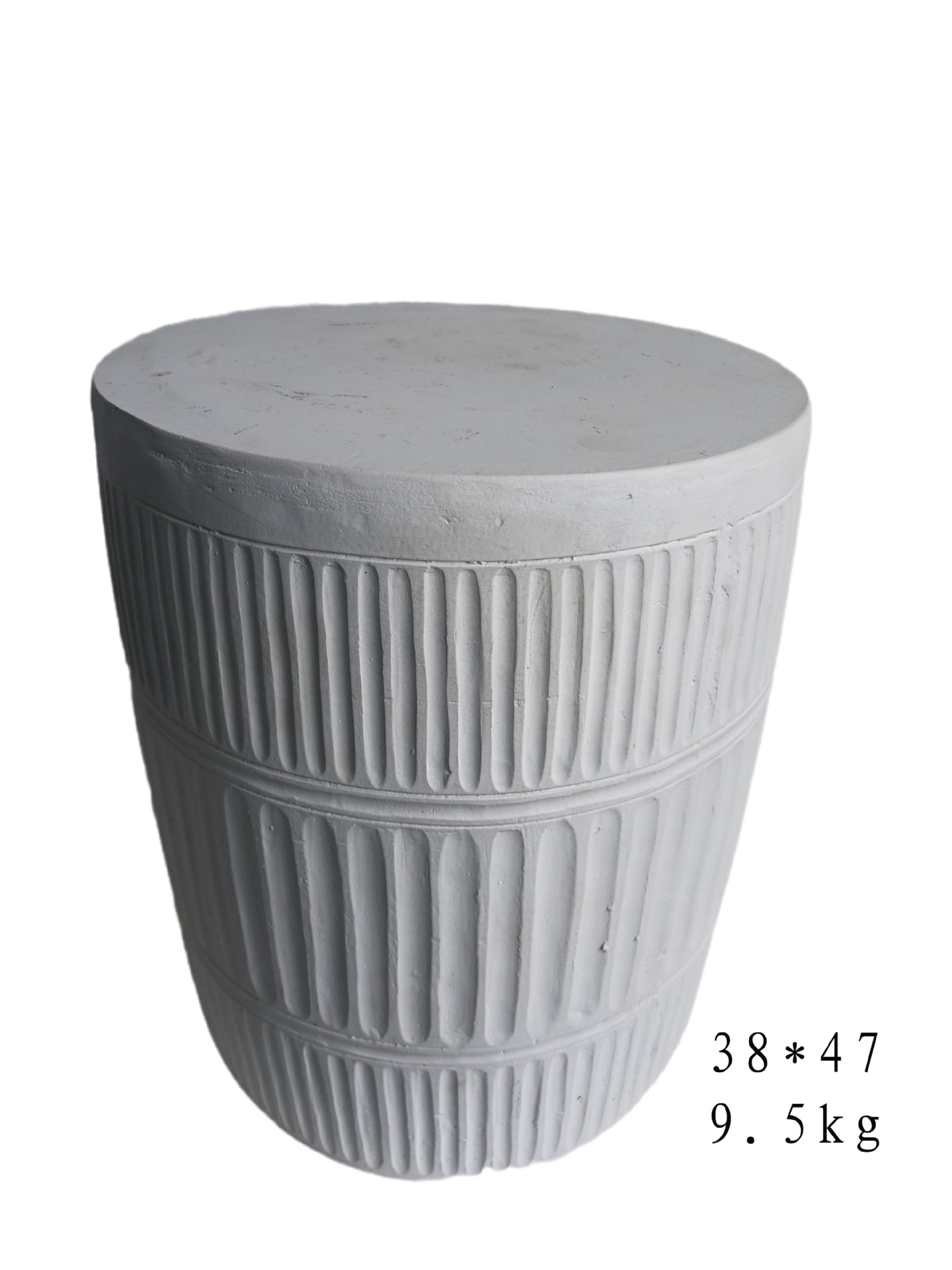 산화 마그네슘 라운드 부두 화이트