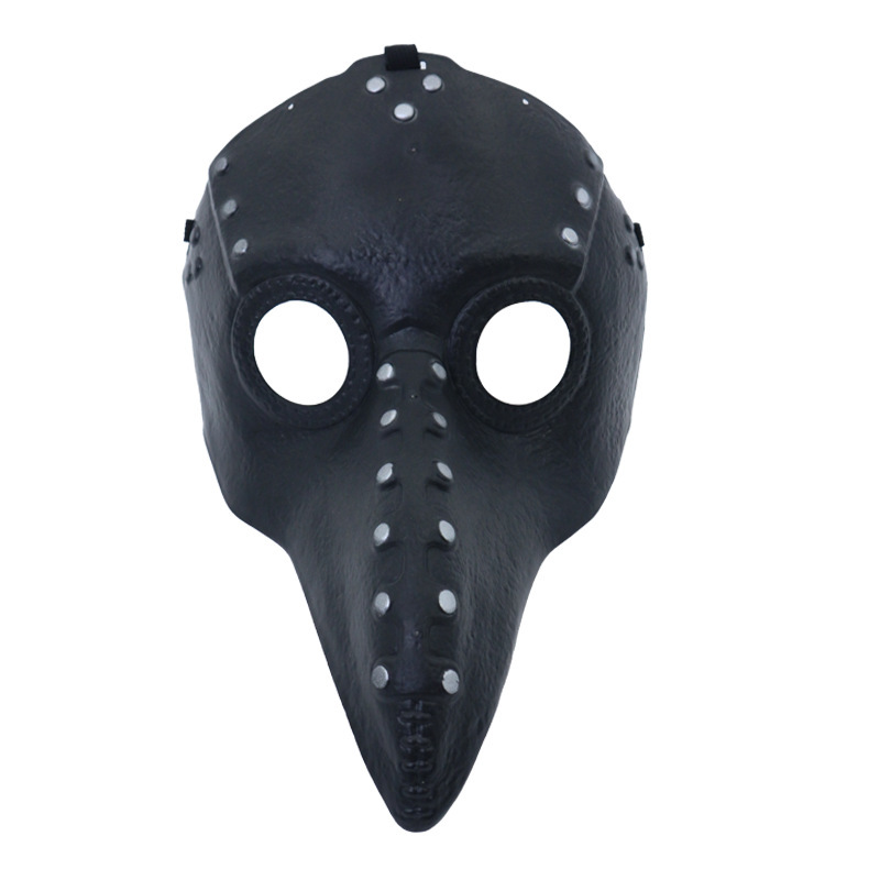 Ventas transfronterizas máscaras de plaga máscaras de médicos Halloween cos espectáculo de escenario props máscaras de pico de pájaro aterradores