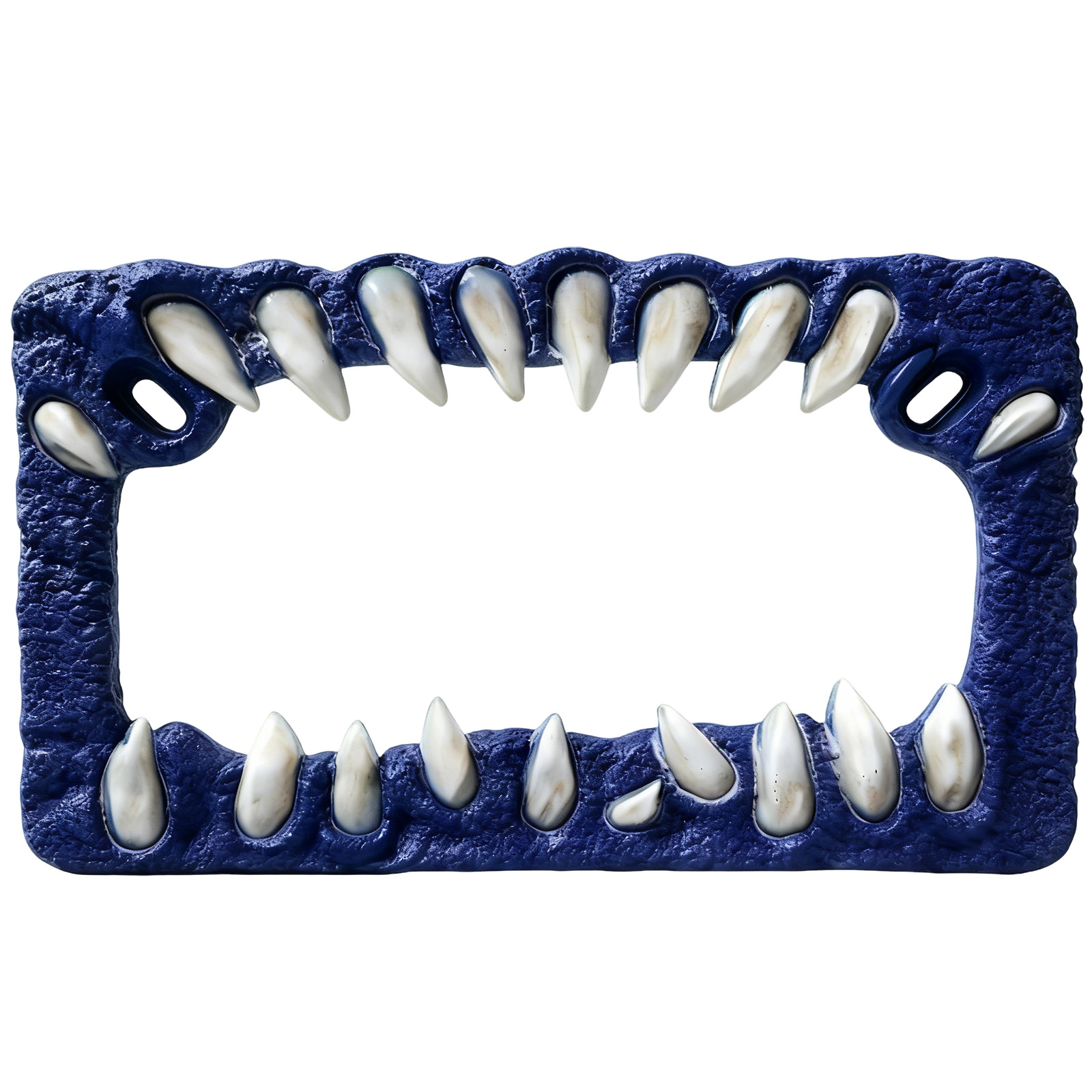 Spot Cross-Border American Standard Creature Teeth Motorcycle License Plate Frame