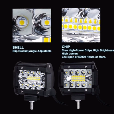 İşçi projektorları 20 LED external auxiliary inspection