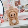 Glutinous set of pink-eared brown bear