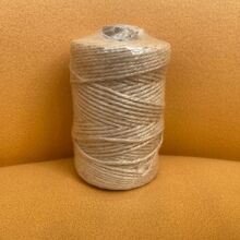 麻绳 三股细麻绳100码米圆柱包装吊卡麻绳DIY黄麻绳 亚马逊热卖款