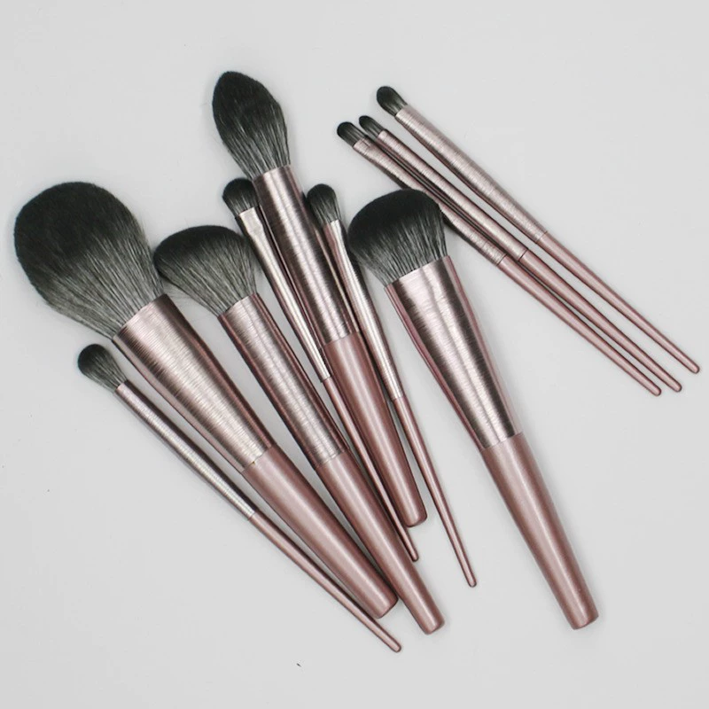 Matte brush, soft face blush, 10 pieces, for beginners