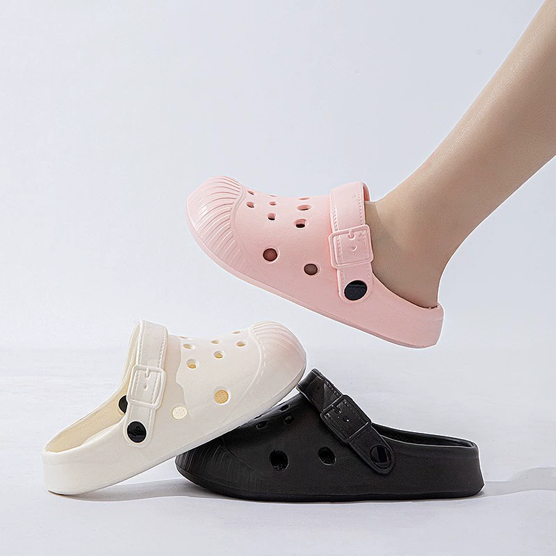 Пляжная обувь новые EVA пенопластовые домашние тапочки быстросохнущие двухсторонние мужские и женские сабо оптом