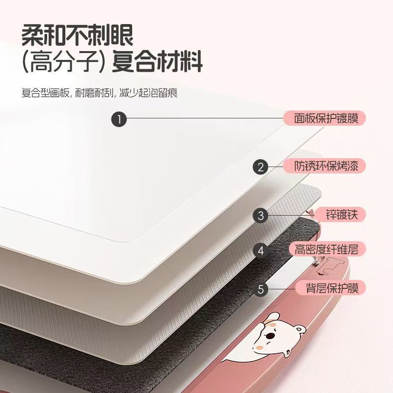 子供用お絵かきボード家庭用磁気スタンドタイプ両面教育用小さな黒板ベビー水彩落書き消去可能なホワイトボード|undefined