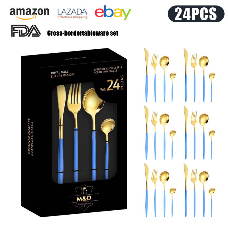 블루 골드 [윈도우 박스] 24 장 세트