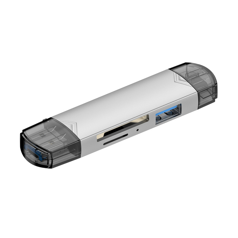 工場プライベートモデルUSB3.0多機能カードリーダーtype-cアンドロイド携帯電話パソコンOTGカメラSD/TF/usb|undefined